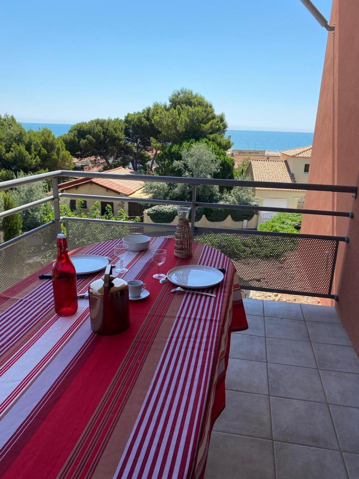 Appartement 4 Pers - Terrasse - Vue Mer - Proche Plage Saint-Pierre-la-Mer  Exteriör bild